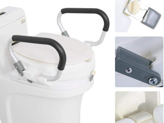 Inaltator WC cu manere si capac Насадка для унитаза с ручками и крышкой foto 2