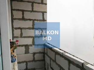 Renovarea balcoanelor. Balcon cald. Расширение балконов. Пвх французские балконы любой сложности foto 3