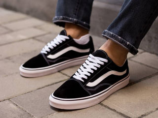 Vans old skool black white foto 7