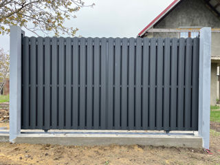 Porti și Garduri din jaluzele, din Lamele, din fier forjat ,noi facem instalarea gratis tot la chee. foto 9