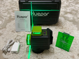 Laser Huepar 2D B02CG 8 linii + magnet + țintă + garantie  + livrare gratis foto 6