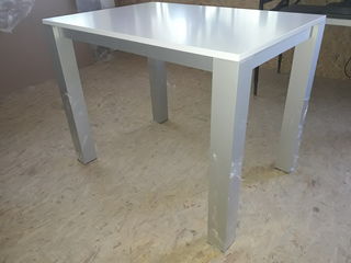Стол для кухни, гостиной, столовой и офис - алюминиевая рама
