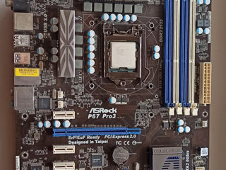 Продам  плату Asrock P67 Pro3 - (1155 socket). Цена- 900 лей. Бельцы. 
 foto 2