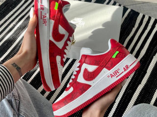 Nike Air Force 1 Low x Louis Vuitton By Virgil Abloh White/RedWomen's foto 1