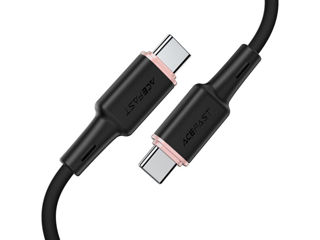 ACEFAST C2-03 USB-C на USB-C силиконовый зарядный кабель для передачи данных из цинкового сплава