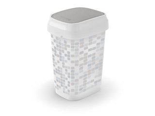 Cos Pentru Gunoi Cu Capac Batant Kis Mosaic 10L, H33Cm foto 1