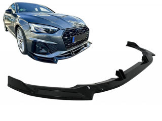 Prelungire Bara Fata compatibil cu Audi A5 F5 Facelift S-Line (2020-Up) Negru Lucios