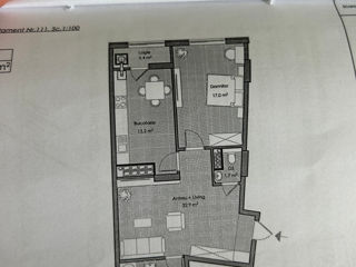 Apartament cu 2 camere, 63 m², Centru, Ialoveni foto 4