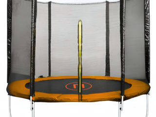Батут  305 см с металлическим каркасом, защитной сеткой, лестницей foto 2