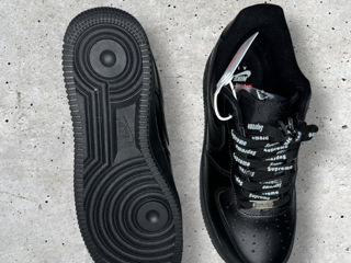 Nike air force 1 & supreme (black) foto 4