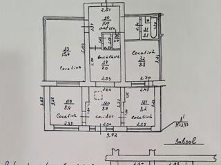 Apartament cu 3 camere, 73 m², Telecentru, Chișinău foto 9