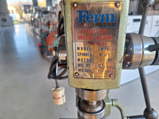 Mașina de gaurit industriala Ferm FM16, 220V, 1500 RPM, 50Hz, adusă din Germania. foto 9