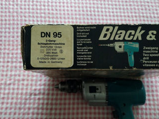 Black & Decker DN95. Ударная Дрель. Made in West Germany foto 9