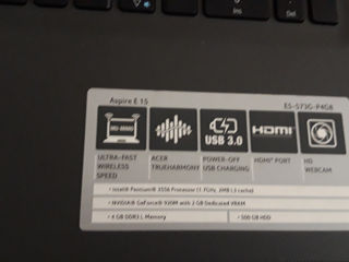 Acer Aspire E5-573 series stare absolut idiala, este adus din europa , RAM4GB/memorie interna 512GBe foto 5