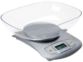 Электронные кухонные весы с максимальной загрузкой 5 кг.