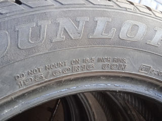 R16 195/60 Dunlop 2 Buc foto 3