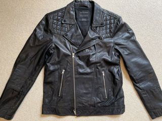 All Saints Kushiro Leather Jacket размер M foto 2