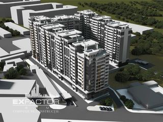 2-х комнатная квартира, 65 м², Буюканы, Кишинёв