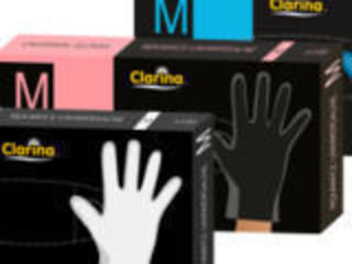 Черные перчатки/ Manusi negru universale 100buc (L- M -XL) foto 2