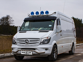 Kенгурятник / bara de protectie fata inox Mercedes Sprinter 2007 - 2013 foto 2