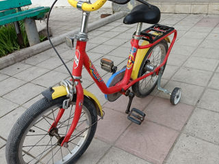 Bicicletă PUKY ,pentru copii, baieți,vârstă până la 6-7 ani foto 3