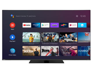 65" LED SMART TV TOSHIBA 65QA7D63DG, QLED 3840x2160, Android TV, Black