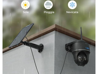 Reolink argus pt 5mp, wifi sau 4G, panou solar, nou sigilata. foto 4