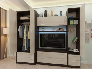 Living PS Iunosti 2 TV-1,2m (Wenge/Chamonix deschis) foto 2