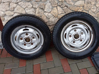 продам зимние шины с дисками 195/70R15C 2 шт. foto 5