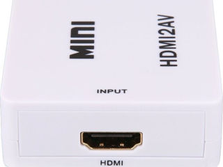 Конвертер HDMI2AV гнездо HDMI в гнездо RCA новый foto 6