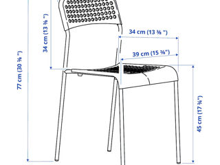 Set Ikea masă cu 4 scaune foto 6