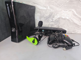 Xbox 360 kinekt + casti(jokuri stare ideala