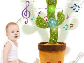 Танцующий Кактус игрушка повторюшка/ jucarie Cactus vorbitor danseaza, canta foto 8