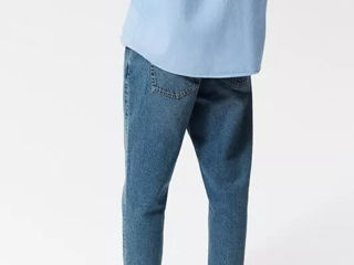 Zara Men's Jeans Slim Cropped Blue Size W30L30  EUR 38 NOU foto 2