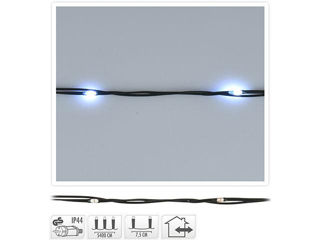 Luminite De Craciun "Fir" 720Led Cablu Verde, 54M, Alb