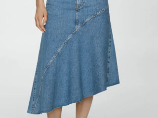 Mango Fusta Denim Asimetrica  foto 0