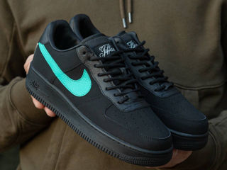 Nike Air Force 1 Low Suede Black Tiffany Unisex