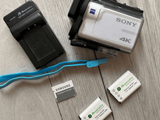 Sony Action Cam FDR-X3000 4K с Wi-Fi и GPS (Б/У) Полный комплект креплений foto 7