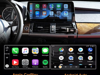 Монитор (10.25 дюймов) CarPlay/Android Auto для автомобилей BMW X5/X6/E70/E71/E72 с системой CCC foto 2