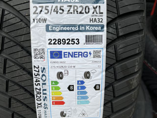 275/45 R20 Kumho Solus 4s (4seasons)/ Доставка, livrare toata Moldova 2024 foto 2