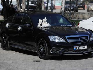 Vip Mercedes S  chirie auto nunta, kortej, rent авто для свадьбы, cel mai pret bun foto 6