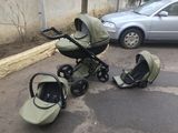 Carucior 3in1 verdi mirage eco piele !!! foto 2