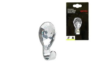 Крючок Самоклеющийся Spirella Jewel 3X6.5Cm Кристалл