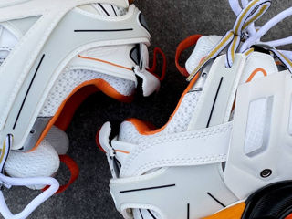 Balenciaga Track 3.0 White/Orange Unisex foto 6