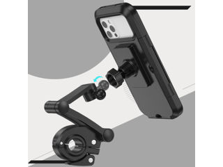 Suport waterproof pentru telefon, (bicicleta / moto) foto 2