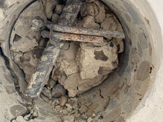Gauri fara apa Алмазное сверление бетона и железобетонна  без воды gaurire cu diamant демонтаж foto 10