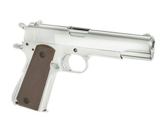 1911 pistol replica with Gas Blowback (GBB) - Silver [Golden Eagle] foto 5