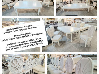 Mese, scaune, produs din lemn importate din Germania,Italia,Franța foto 11