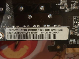 Gtx 550ti  в отличном состоянии foto 3