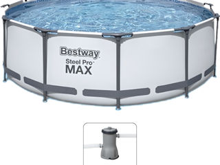 Piscină BestWay 366х76 cm, 6473 L, cadru metalic  - livrare, credit foto 1